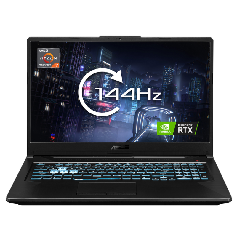 ASUS TUF Gaming A17 FA706NF-HX006W AMD Ryzen™ 5 7535HS Laptop 43.9 cm (17.3") Full HD 16 GB DDR5-SDRAM 512 GB SSD NVIDIA GeForce