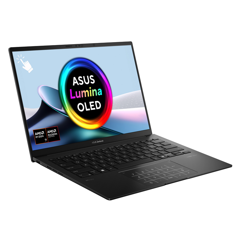 ASUS Zenbook 14 OLED UM3406HA-QL020W AMD Ryzen™ 7 8840HS Laptop 35.6 cm (14") Touchscreen WUXGA 16 GB LPDDR5x-SDRAM 1 TB SSD Wi-