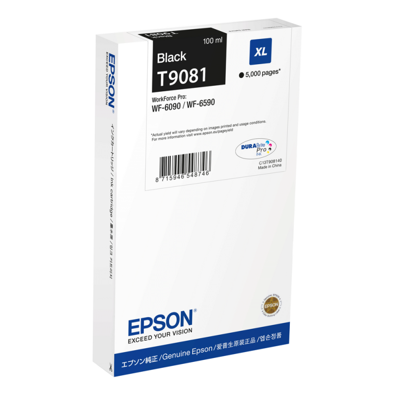 Epson WF-6xxx Ink Cartridge Black XL