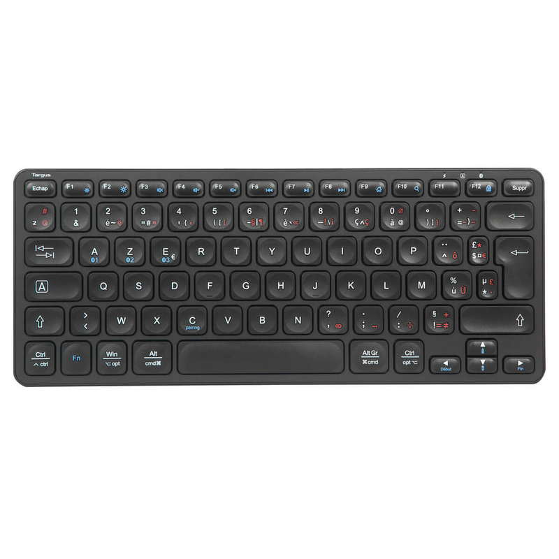 Targus AKB862FR keyboard Universal Bluetooth AZERTY French Black