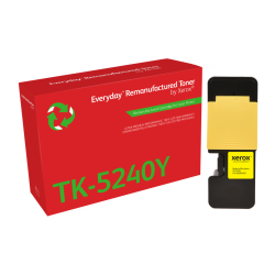 Everyday™ Yellow Remanufactured Toner by Xerox compatible with Kyocera TK-5240Y, Standard capacity