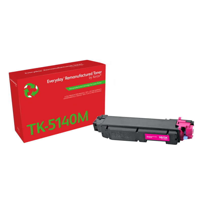 Everyday™ Magenta Remanufactured Toner by Xerox compatible with Kyocera TK-5140M, Standard capacity