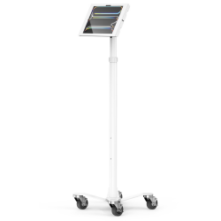 Compulocks iPad Pro M4 13" (2024), Apex Enclosure Rolling Cart - Rise Freedom White