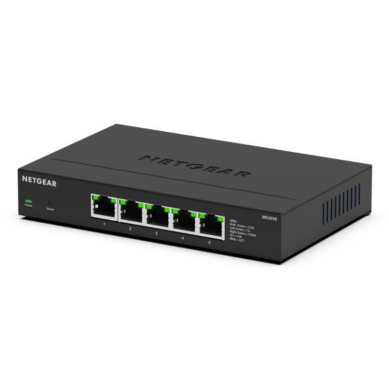 NETGEAR MS305E Unmanaged 2.5G Ethernet (100/1000/2500) Black