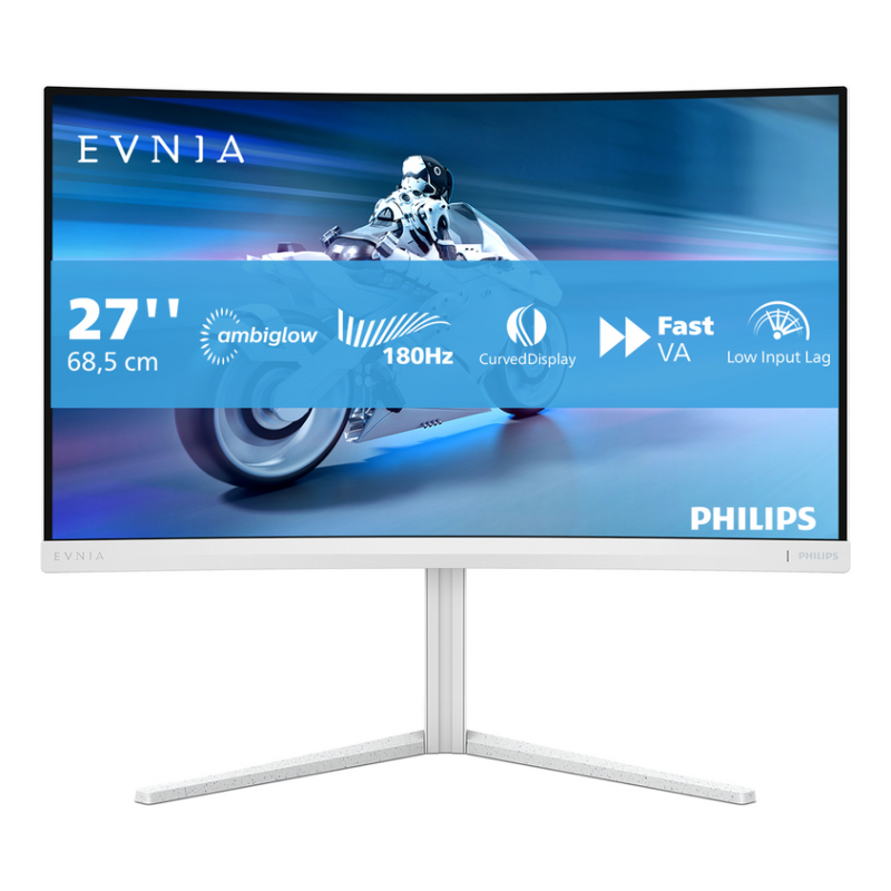 Philips Evnia 5000 27M2C5201L/00 LED display 68.6 cm (27") 1920 x 1080 pixels Full HD LCD White