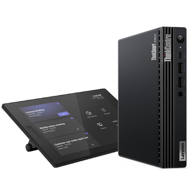 Lenovo ThinkSmart Tiny Kit Intel® Core™ i3 i3-13100T 16 GB DDR4-SDRAM 256 GB SSD Windows 11 IoT Enterprise Mini PC Black