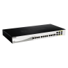 D-Link 12-port 10GBASE-T, 2-port SFP+ and 2-port 10GBASE-T/SFP+ Multi-Gigabit Smart Managed Switch