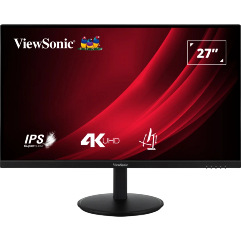 Viewsonic VG Series VG2708-4K LED display 68.6 cm (27") 3840 x 2160 pixels 4K Ultra HD Black