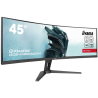 iiyama G-MASTER Immerse yourself in the game with the curved 45’’ Dual QHD Red Eagle Gaming Display