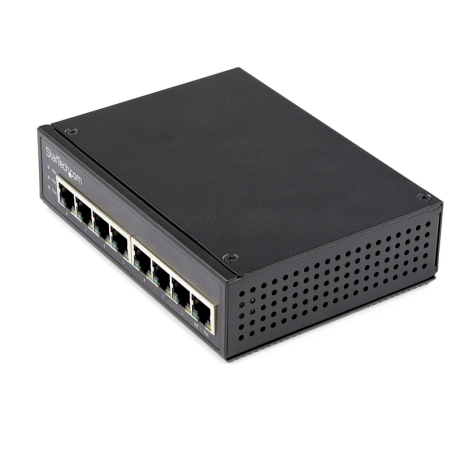 StarTech.com Industrial 8 Port Gigabit PoE Switch - 30W - Power Over Ethernet Switch - GbE PoE+ Unmanaged Switch - Rugged High P