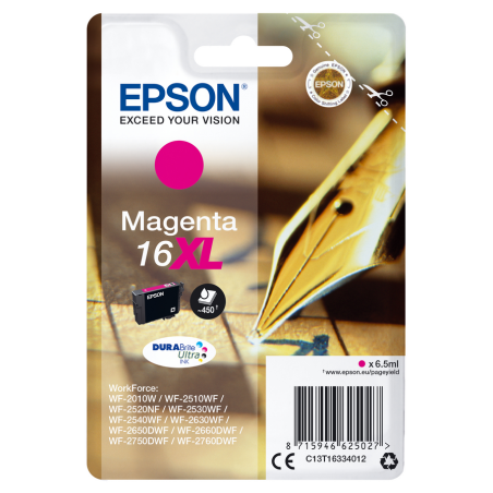 Epson Pen and crossword Singlepack Magenta 16XL DURABrite Ultra Ink