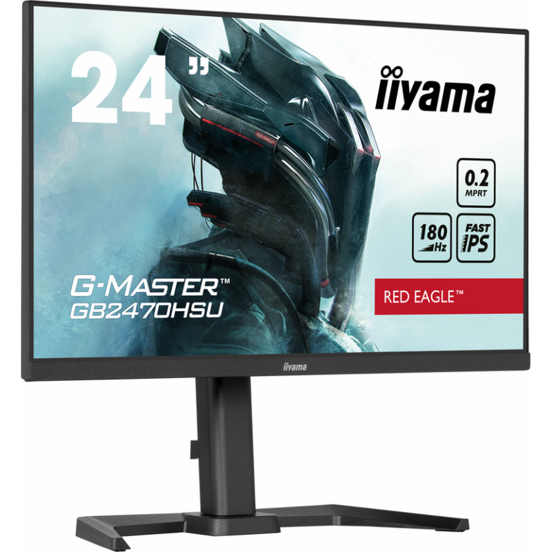 iiyama G-MASTER Unleash your full gaming potential with the Fast IPS GB2470HSU Red Eagle