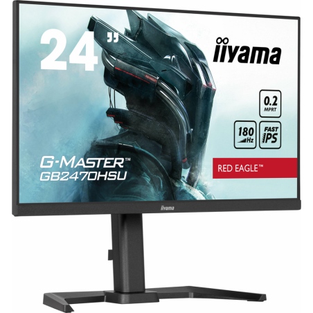 iiyama G-MASTER Unleash your full gaming potential with the Fast IPS GB2470HSU Red Eagle