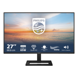 Philips 1000 series 27E1N1600AE/00 computer monitor 68.6 cm (27") 2560 x 1440 pixels Quad HD LCD Black
