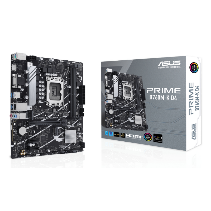 ASUS PRIME B760M-K D4 Intel B760 LGA 1700 micro ATX