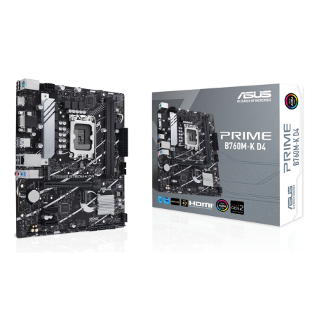 ASUS PRIME B760M-K D4 Intel B760 LGA 1700 micro ATX