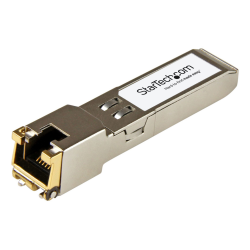 StarTech.com Brocade E1MG-TX Compatible SFP Module - 1000BASE-T - SFP to RJ45 Cat6/Cat5e - 1GE Gigabit Ethernet SFP - RJ-45 100m