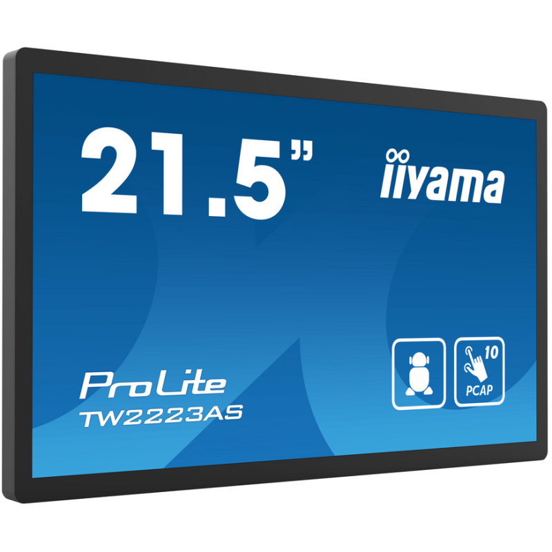 iiyama 21.5” Full HD PCAP 10pt interactive Touch Panel PC with Android OS and edge-to-edge glass design