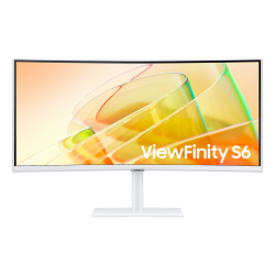 Samsung LS34C650TAU Computer Monitor 86.4 cm (34") 3440 x 1440 pixels 4K Ultra HD LED White