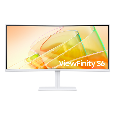 Samsung LS34C650TAU Computer Monitor 86.4 cm (34") 3440 x 1440 pixels 4K Ultra HD LED White