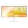 Samsung LS34C650TAU Computer Monitor 86.4 cm (34") 3440 x 1440 pixels 4K Ultra HD LED White
