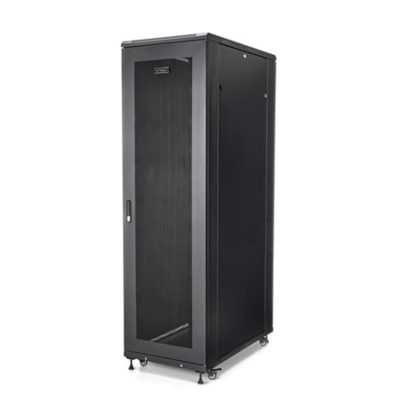 StarTech.com 4-Post 42U Server Rack Cabinet, 19" Data Rack Cabinet for Computer / AV / IT Equipment mount, Rack Server Enclosure