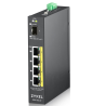 Zyxel RGS100-5P Unmanaged L2 Gigabit Ethernet (10/100/1000) Power over Ethernet (PoE) Black