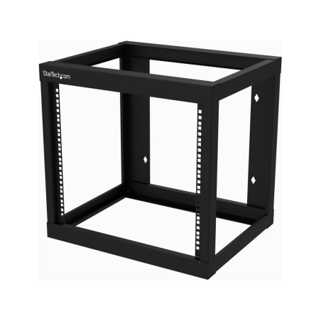 StarTech.com 9U 19" Wall Mount Network Rack 17" Deep 2 Post Open Frame for Server Room/Data/AV/IT/Communication/Computer Equipme