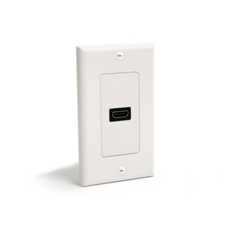 StarTech.com Single Outlet Female HDMI Wall Plate White
