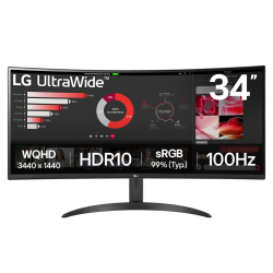 LG 34WR50QK-B computer monitor 86.4 cm (34") 3440 x 1440 pixels Wide Quad HD Black