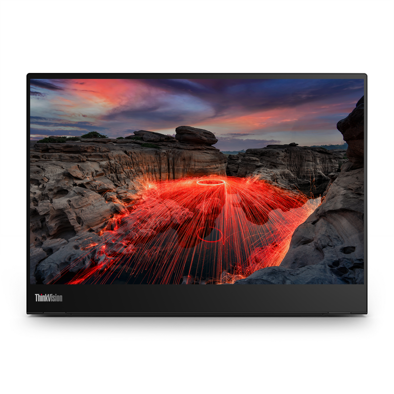 Lenovo ThinkVision M14t Gen 2 LED display 35.6 cm (14") 2240 x 1400 pixels 2.2K Touchscreen Black