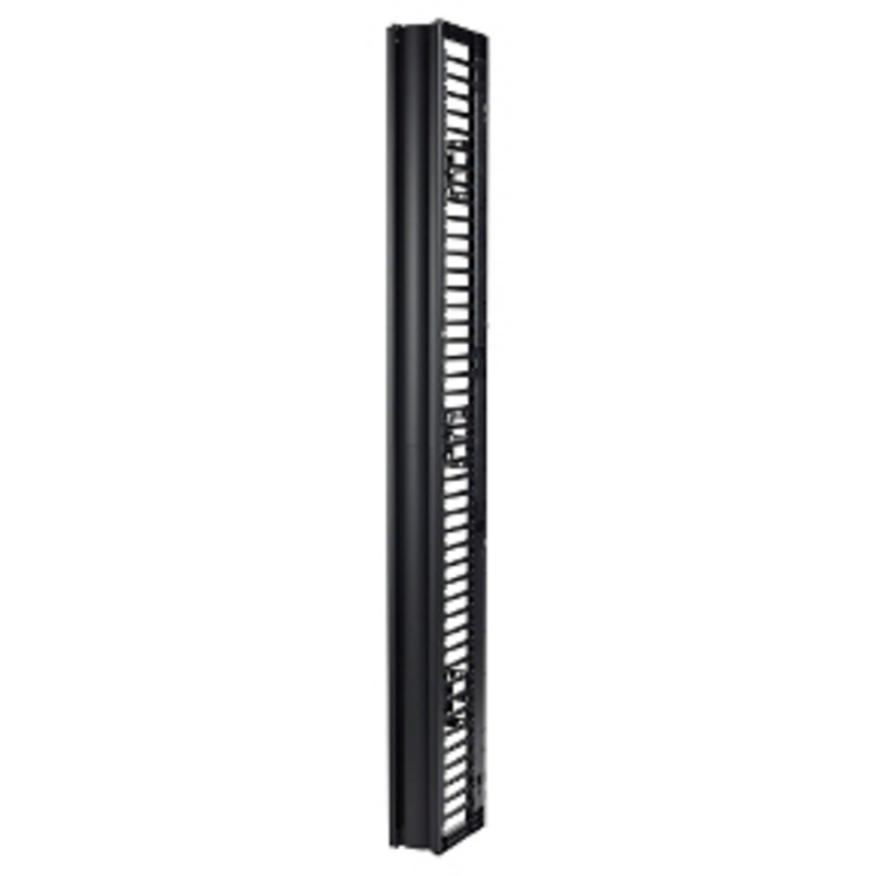 APC Valueline, Vertical Cable Manager for 2 & 4 Post Racks, 84"H X 6"W, Single-Sided with Door