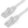StarTech.com 50ft CAT6 Cable - White CAT6 Ethernet Cable - Gigabit Ethernet Wire - 650MHz 100W PoE RJ45 UTP CAT 6 Network/Patch 