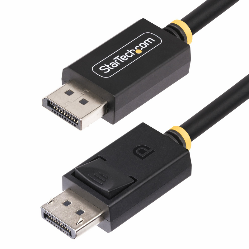 StarTech.com 1m DisplayPort 2.1 Cable, VESA Certified DP80 DisplayPort Cable w/UHBR20/HDR/DSC 1.2a/HDCP 2.2, 16K/8K 60Hz, 4K 240