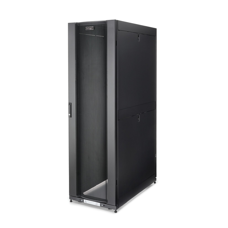 StarTech.com 4-Post 42U Server Rack Cabinet, 19" Data Rack Cabinet for Computer / AV / IT Equipment mount, Rack Server Cabinet w