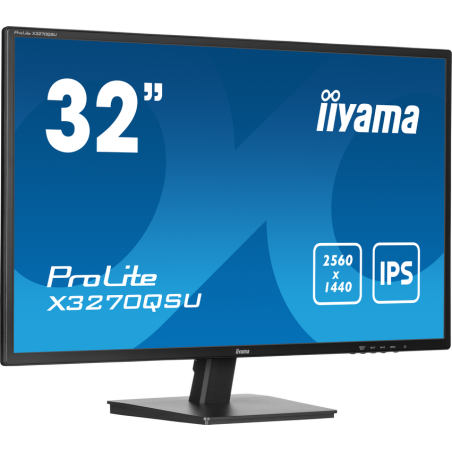 iiyama ProLite 32” IPS Panel Technology monitor featuring WQHD resolution