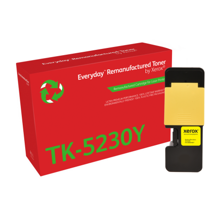 Everyday™ Yellow Remanufactured Toner by Xerox compatible with Kyocera TK-5230Y, Standard capacity