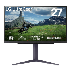 LG 27GS85Q-B computer monitor 68.6 cm (27") 2560 x 1440 pixels Quad HD Black, Grey, Purple