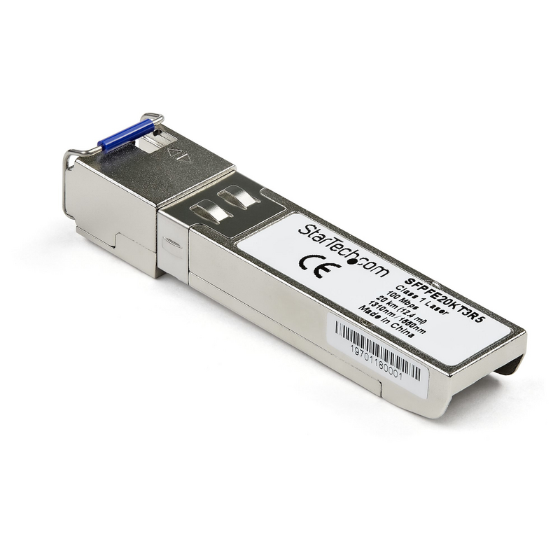 StarTech.com Juniper SFP-FE20KT13R15 Compatible SFP Module - 100BASE-BX-U - 100 MbE Ethernet BiDi Fiber (SMF)