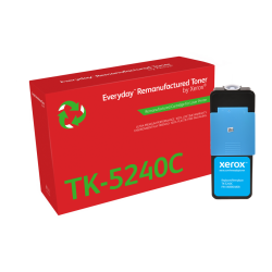 Everyday™ Cyan Remanufactured Toner by Xerox compatible with Kyocera TK-5240C, Standard capacity
