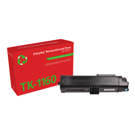 Everyday™ Black Remanufactured Toner by Xerox compatible with Kyocera TK-1160, Standard capacity
