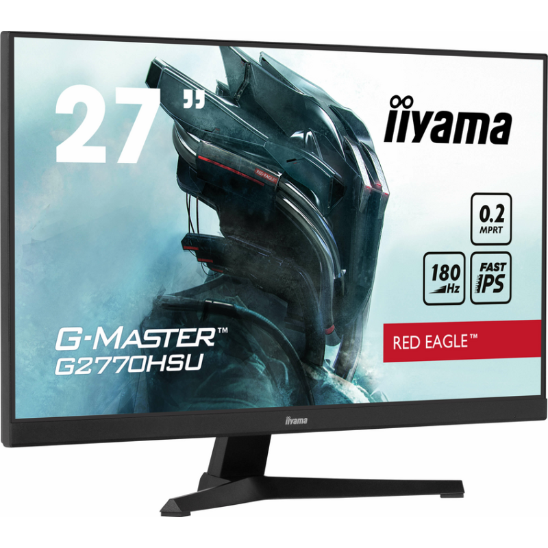 iiyama G-MASTER Unleash your full gaming potential with the Fast IPS G2770HSU Red Eagle