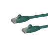 StarTech.com 75ft CAT6 Ethernet Cable - Green CAT 6 Gigabit Ethernet Wire -650MHz 100W PoE RJ45 UTP Network/Patch Cord Snagless 