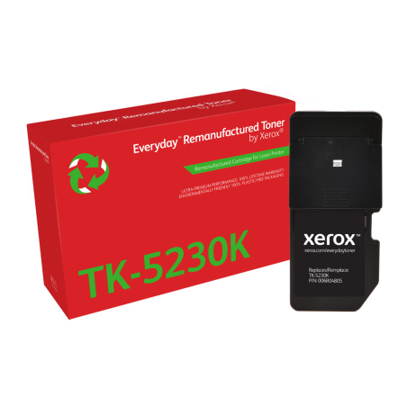 Everyday™ Black Remanufactured Toner by Xerox compatible with Kyocera TK-5230K, Standard capacity