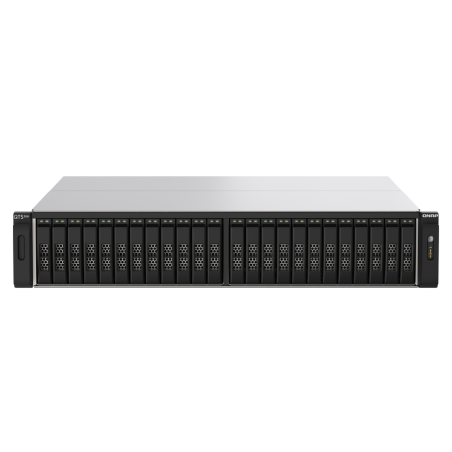 QNAP TS-h2490FU NAS Rack (2U) EPYC 7232P 64 GB DDR4 0 TB QuTS hero Black, Grey