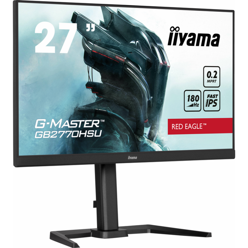 iiyama G-MASTER Unleash your full gaming potential with the Fast IPS GB2770HSU Red Eagle