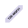 Brother TZE-MQF31 label-making tape Black