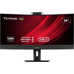 Viewsonic VG3457CV LED display 86.4 cm (34") 3440 x 1440 pixels UltraWide Quad HD Black