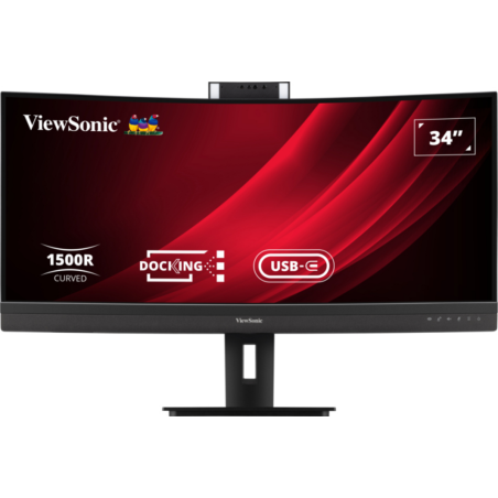 Viewsonic VG3457CV LED display 86.4 cm (34") 3440 x 1440 pixels UltraWide Quad HD Black