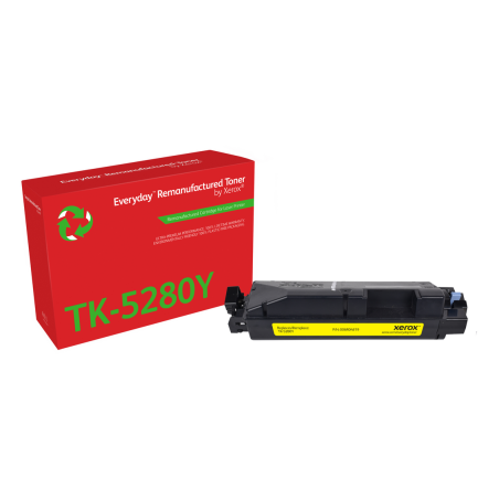 Everyday™ Yellow Remanufactured Toner by Xerox compatible with Kyocera TK-5280Y, Standard capacity